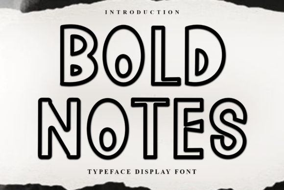 Bold Notes: A Retro-Modern Display Font for Handmade Brands
