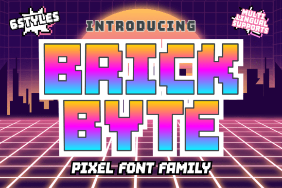 Brick Byte: A Display Font That Builds Instant Recognition
