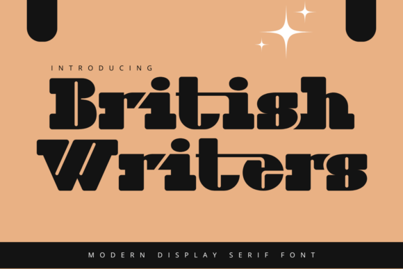 British Writers Font: A Bold Display Typeface for Digital Branding