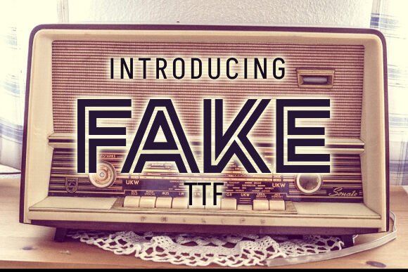 Fake: A Vintage Display Typeface with Editorial Charm