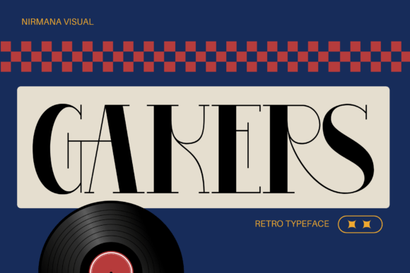 Gakers Retro: A Display Font with Warmth and Clarity