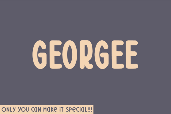 Georgee: A Playful Display Font That Lifts Your Digital Brand