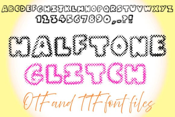 Halftone Glitch: A Display Font with Quiet Digital Soul