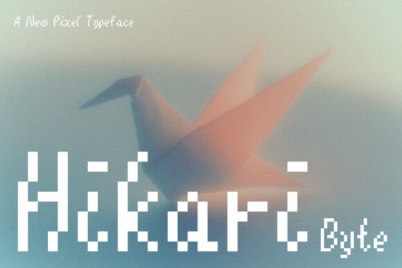 Hikari Byte: A Minimal Pixel Font with Quiet Japanese Elegance