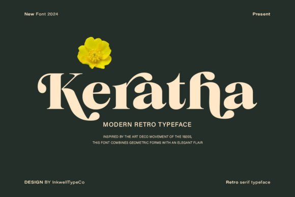 Keratha: A Modern Retro Serif for Distinctive Web Typography