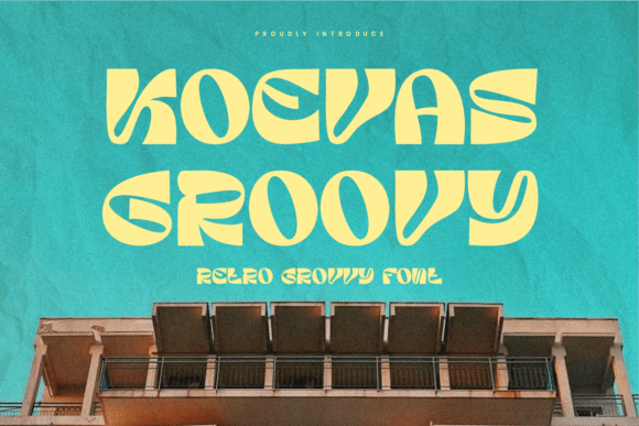 Koevas Groovy: A Retro Display Font That Sells Handmade Goods