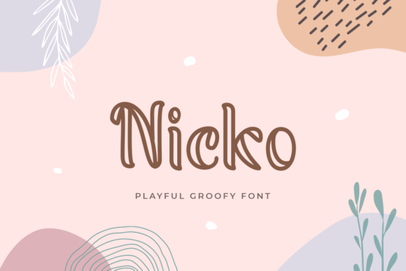 Nicko: A Playful 70s-Inspired Script Font for Real Branding