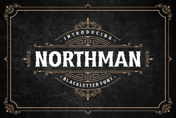 Northman: A Bold Tattoo Font for Editorial Impact
