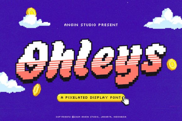 Ohleys Pixelated: A Display Font That Builds Brand Recognition