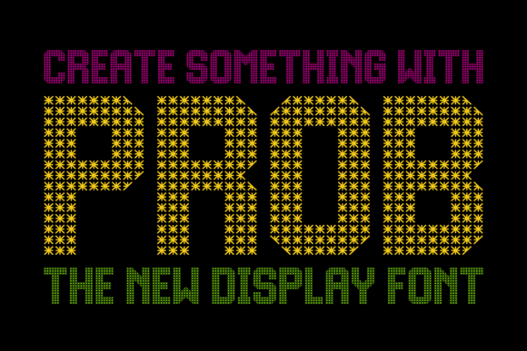 Prob Font: A Distinctive Display Typeface for Digital Branding