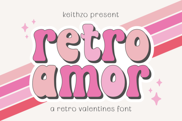 Retro Amor: A Groovy Display Font for Digital Branding