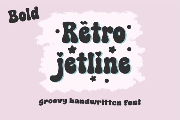 Retro Jetline Bold: A Handwritten Display Font with Editorial Warmth