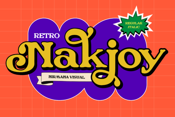 Retro Nakjoy: A Display Font That Makes Your Headlines Feel Human