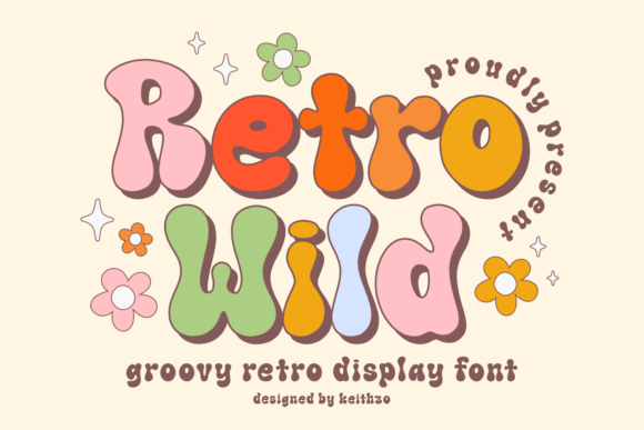 Retro Wild Font: Playful Charm for Small Business Branding