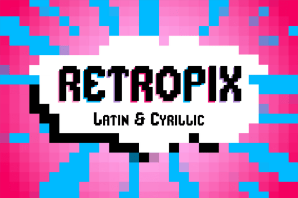 Retropix: A Display Font That Makes Your Headlines Pop