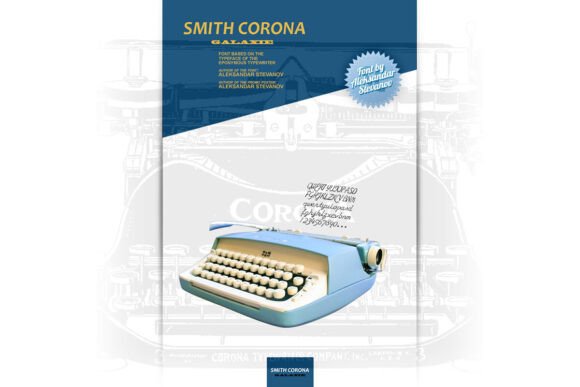 Smith Corona Galaxie: A Vintage Display Font That Feels Like Home