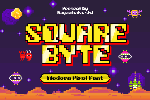 Square Byte: A Display Font That Makes Your Brand Instantly Memorable