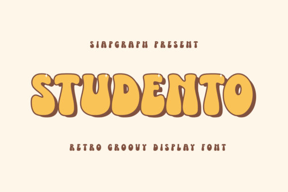 Studento: A Retro Display Font That Makes Your Headlines Pop