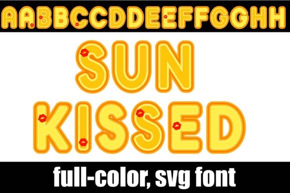 Sun Kissed: A Vibrant Color Font for Digital Headlines