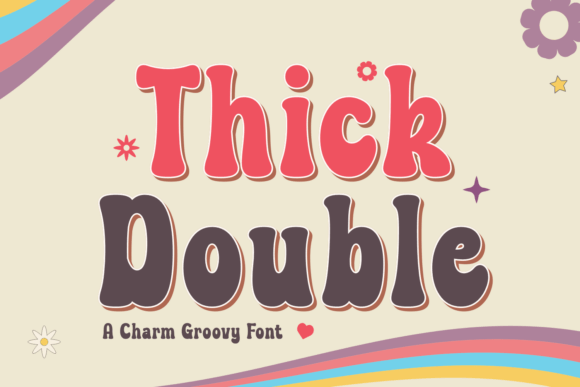 Thick Double: A Display Font That Delivers Retro Charm at First Glance