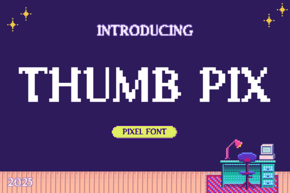 Thumb Pix: A Display Font That Gives Your Brand Instant Character