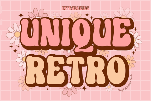 Unique Retro Font: A Punchy Display Typeface for Bold Brand Moments