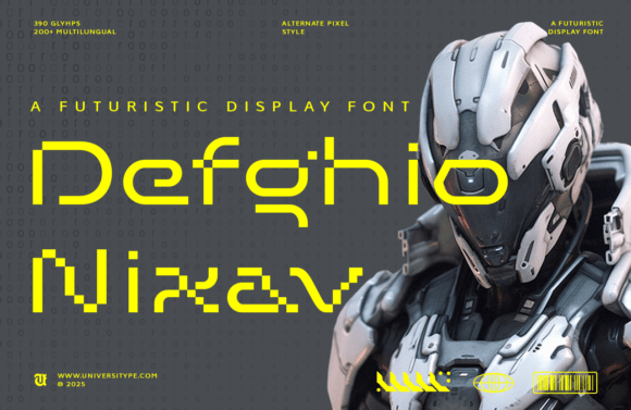 Ut Defghio Nixav: A Bold Display Font for Handmade Brands